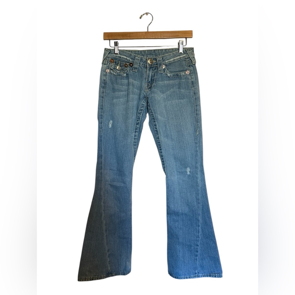 True Religion light blue jeans size 26